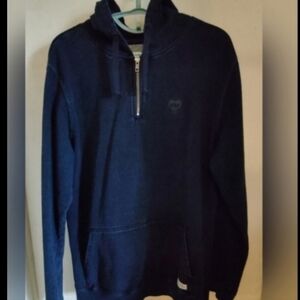 100% Organic Cotton, Banks Journal Indigo hoodie